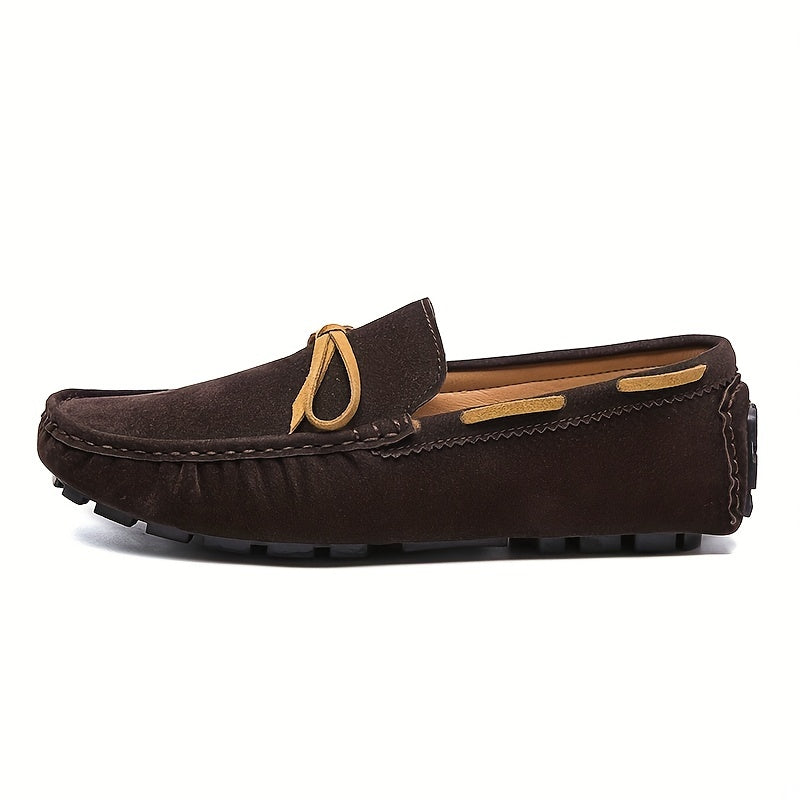 Men's Bowknot Moccasin Loafers Non-slip Shoes