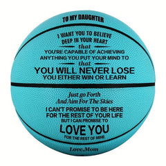 Durable PU Leather Basketball for Training & Competition