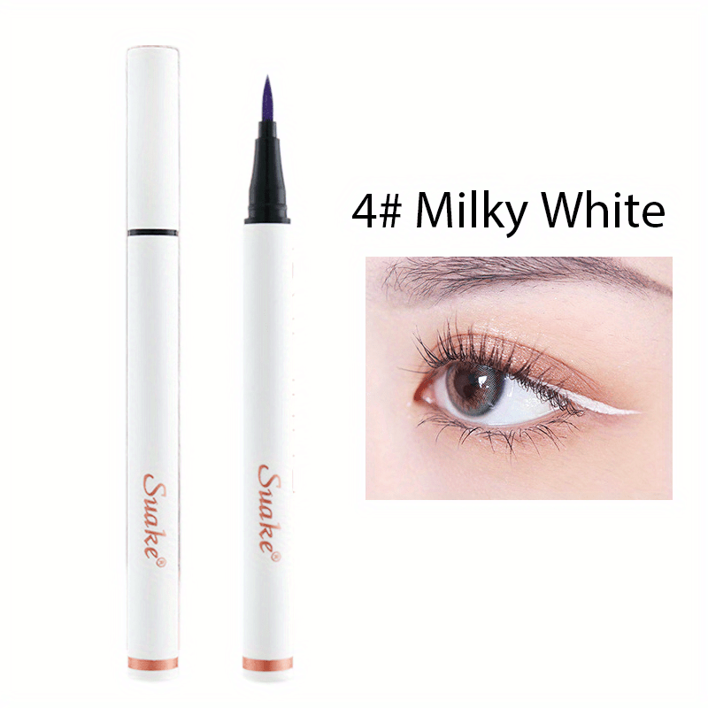 6 Colorful Long Lasting Eyeliner Pens Fast Drying Waterproof & Smudge Proof