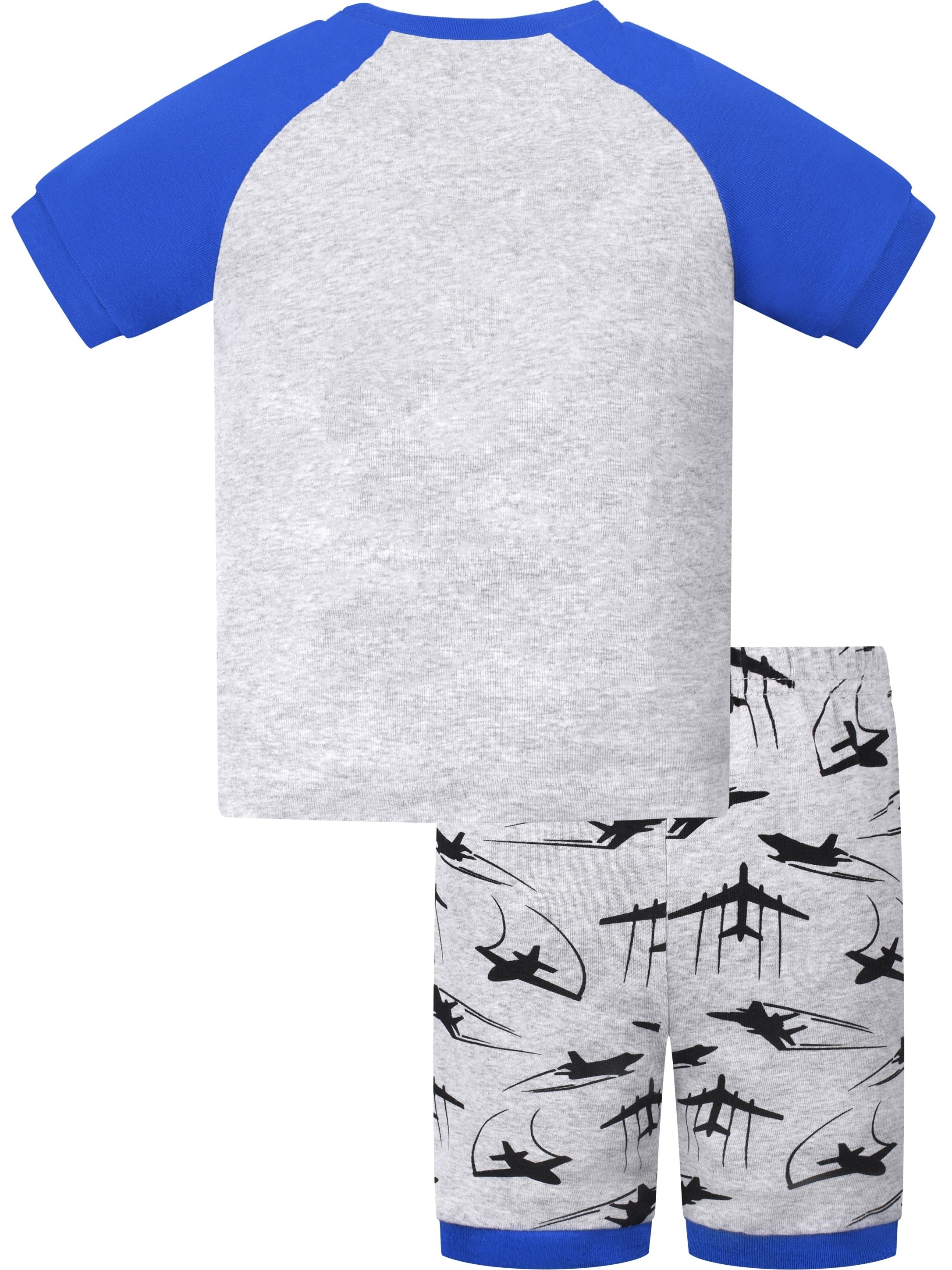 Toddler Girls Airplane Print Pajama Set