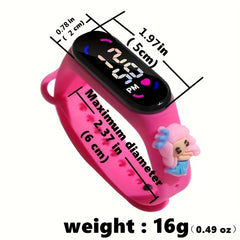 Doll Sports Bracelet LED Touch Screen Electronic Watch