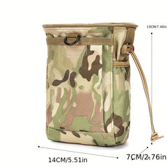 Outdoor Recycling Bag Molle Dump Pouch Drawstring