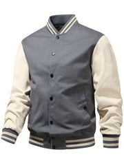 Men's Lightweight Loose Baseball Jacket