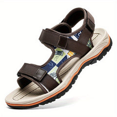 Men's Vintage Canvas Slide Sandals Hook and Loop
