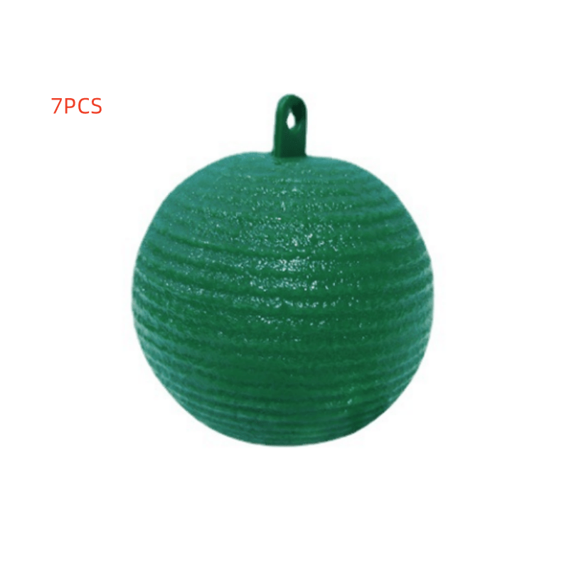 7pcs Large Fruit Fly Ball Trap Sticky Insect Ball Citrus Needle Bee Yellow Green