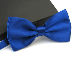 Formal Men's Adjustable Necktie Pure Wedding Bow Tie Monochrome Bow Tie