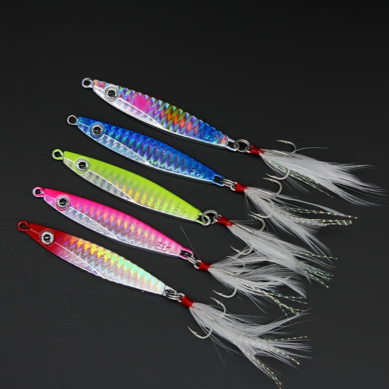 Shore Casting Fishing Lure Hard Bait Treble Hook Freshwater Seawater