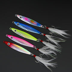 Shore Casting Fishing Lure Hard Bait Treble Hook Freshwater Seawater