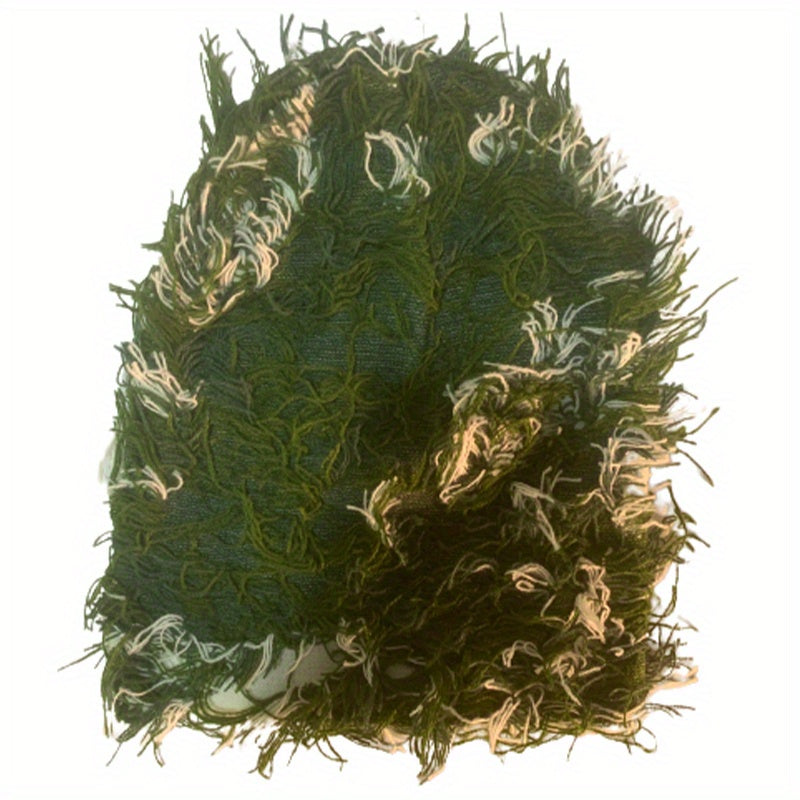 Fashionable Camo Windproof Knitted Beanie Hat for Men and Women