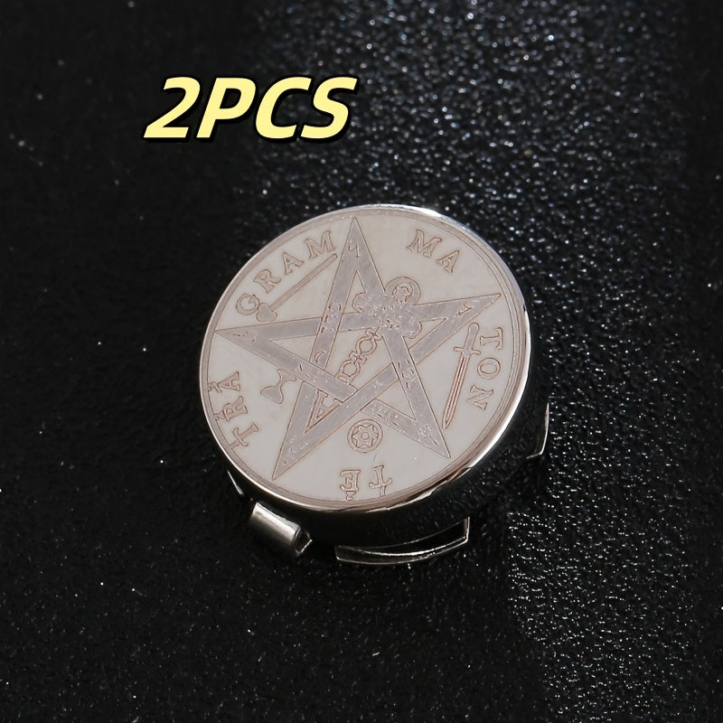 Fashionable Star Shaped Button Boxes w/ Turtle Buttons