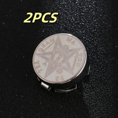 Fashionable Star Shaped Button Boxes w/ Turtle Buttons