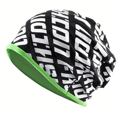 Hip Hop Printed Beanie Slouchy Baggy Hat Lightweight Skull Cap