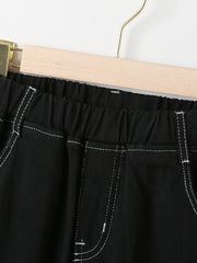 Boy's Confidence Graphic Print Jeans Casual Denim Pants
