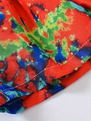 Boys Tie Dye Casual Shorts for Vacation Beach Kids Summer Clothes