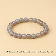 8mm Rose Quartz Stone Bracelet Birthstone Friendship Bracelet
