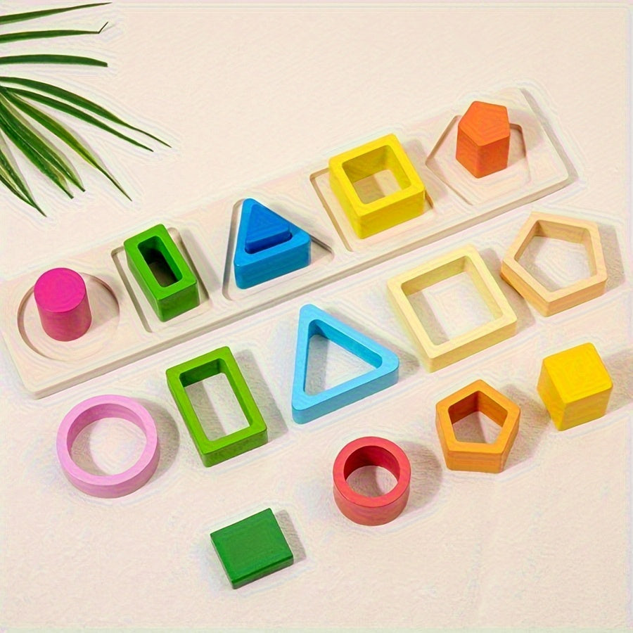 Wooden Interlocking Toy Set for Boys and Girls