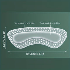 2pcs Silicone Anti-wear Foot Heel Sticker For High Heels