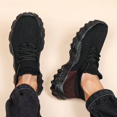 Men's Lightweight Knit Sports Sneakers Non Slip Running Shoes