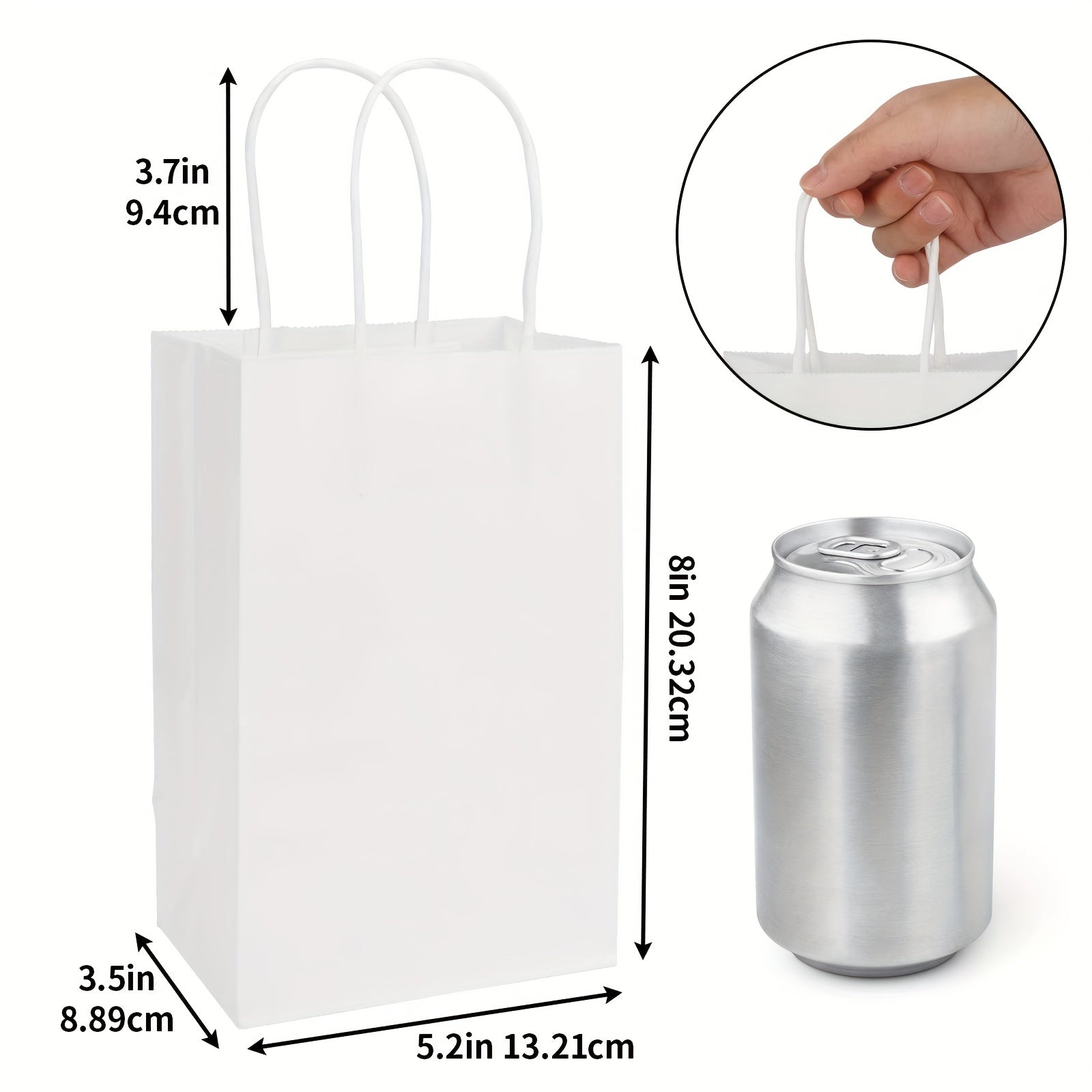 70pc Calf Gift Wrapping Bags with Handles