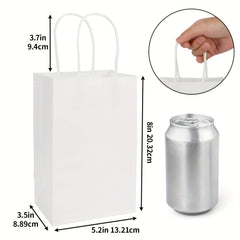 70pc Calf Gift Wrapping Bags with Handles
