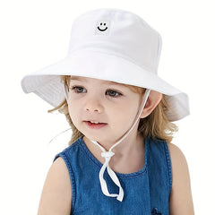 Happy Face Graphic Bucket Hat Breathable Fisherman Hat