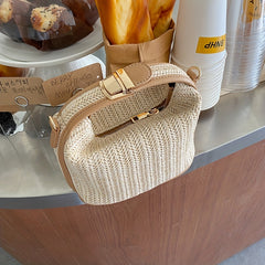 Boho Style Woven Straw Handbag Crossbody Bag for Women
