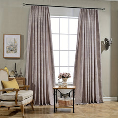 American Flower Jacquard Curtain for Stylish Home Decor
