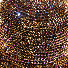Golden Rhinestone Bucket Hat Y2K Fisherman Cap