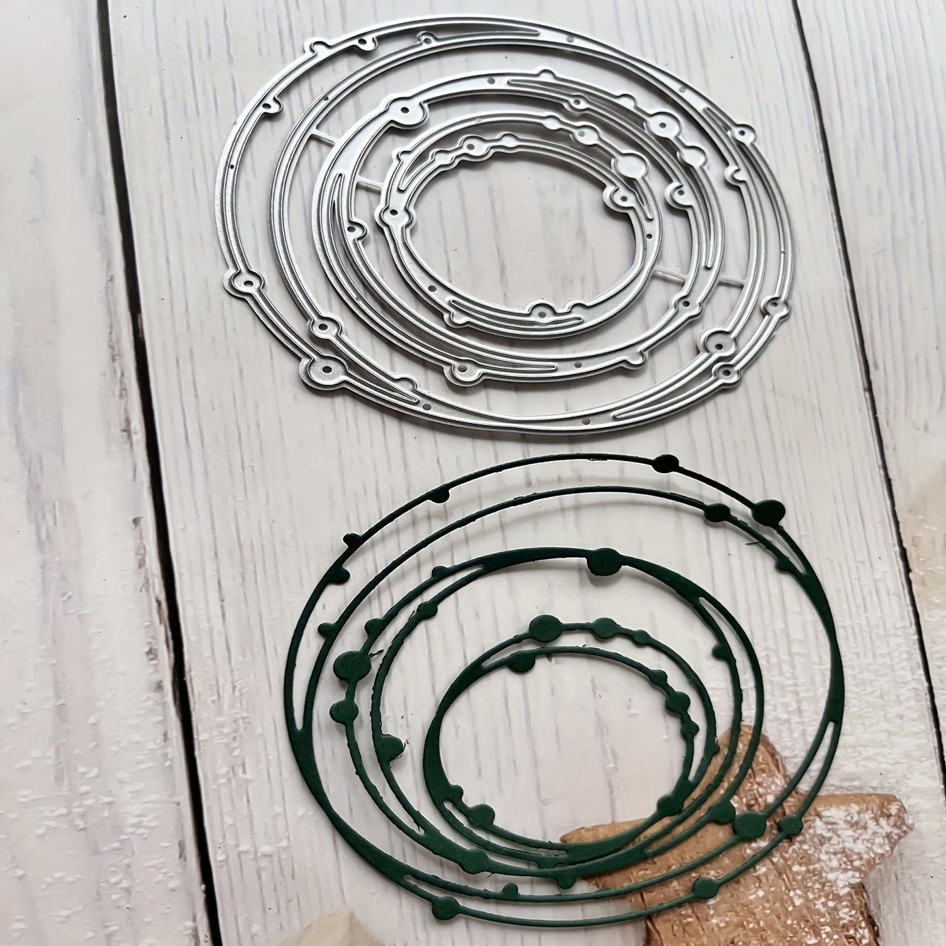 Round Ring Pattern Die Cuts Metal Die for Scrapbook DIY Craft Paper