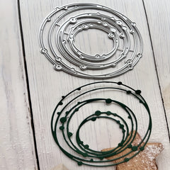 Round Ring Pattern Die Cuts Metal Die for Scrapbook DIY Craft Paper