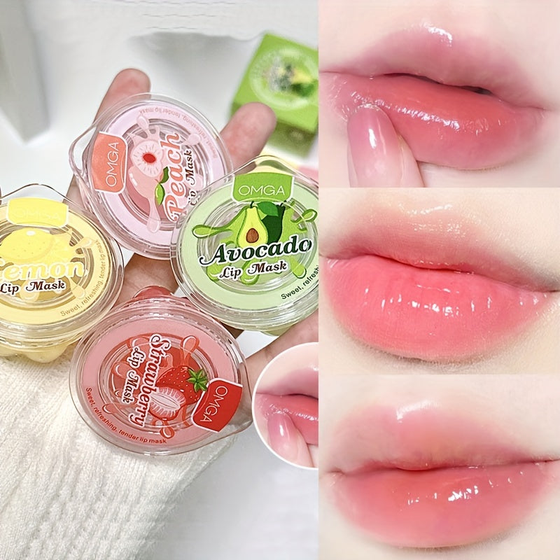 Fruit Flavors Lip Balm Moisturizing Exfoliating Lip Care