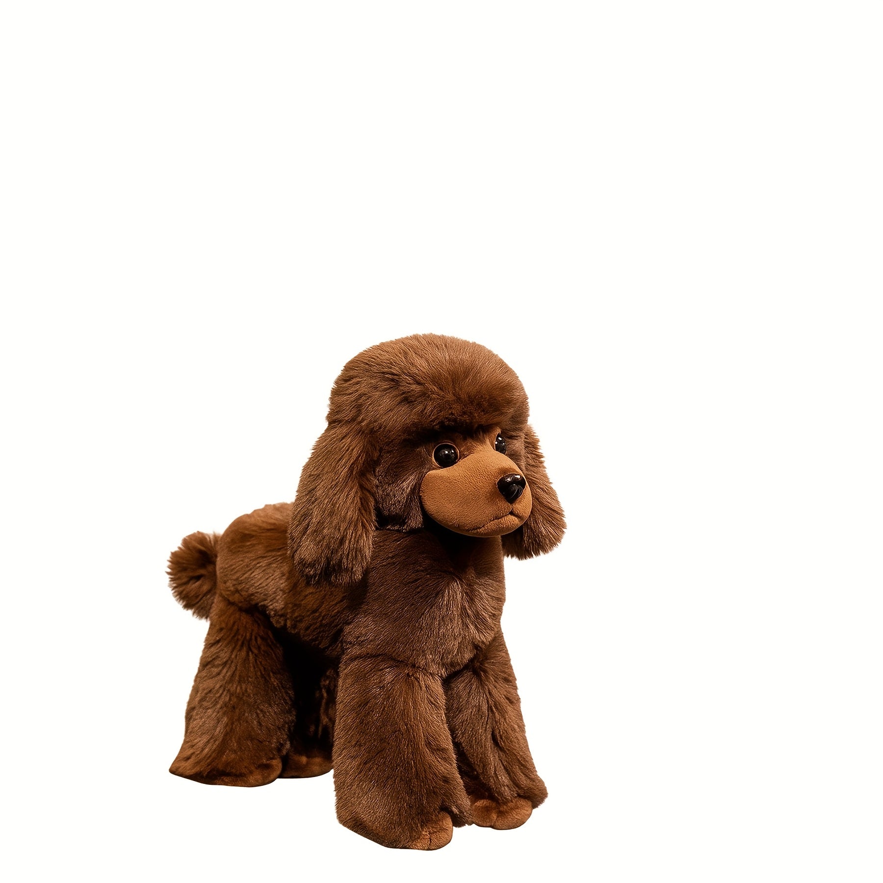 Jumbo Poseable Poodle Plush Squishy Body & Brown