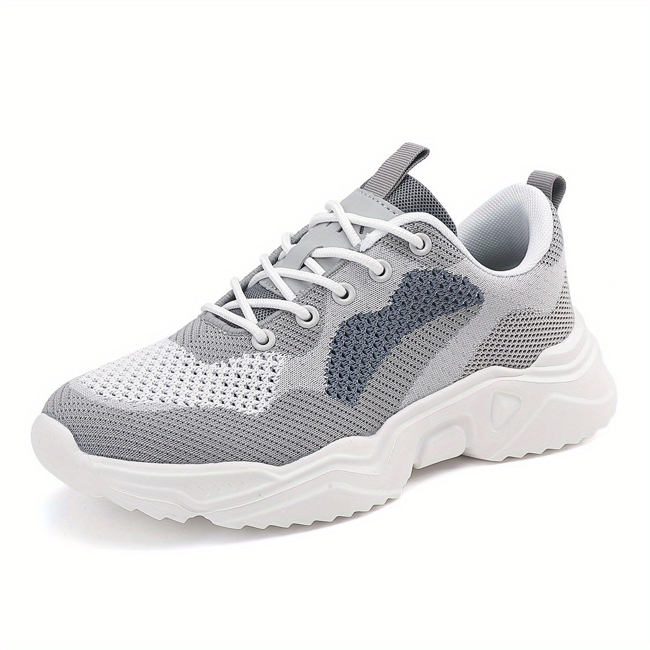 Men's Lightweight Running Shoes Breathable Comfortable Lace Up Sneakers