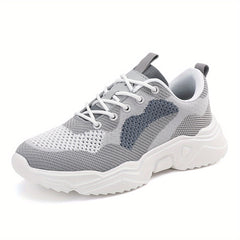 Men's Lightweight Running Shoes Breathable Comfortable Lace Up Sneakers
