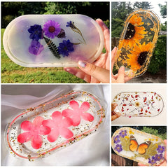 DIY Silicone Oval Tray Mold for DIY
