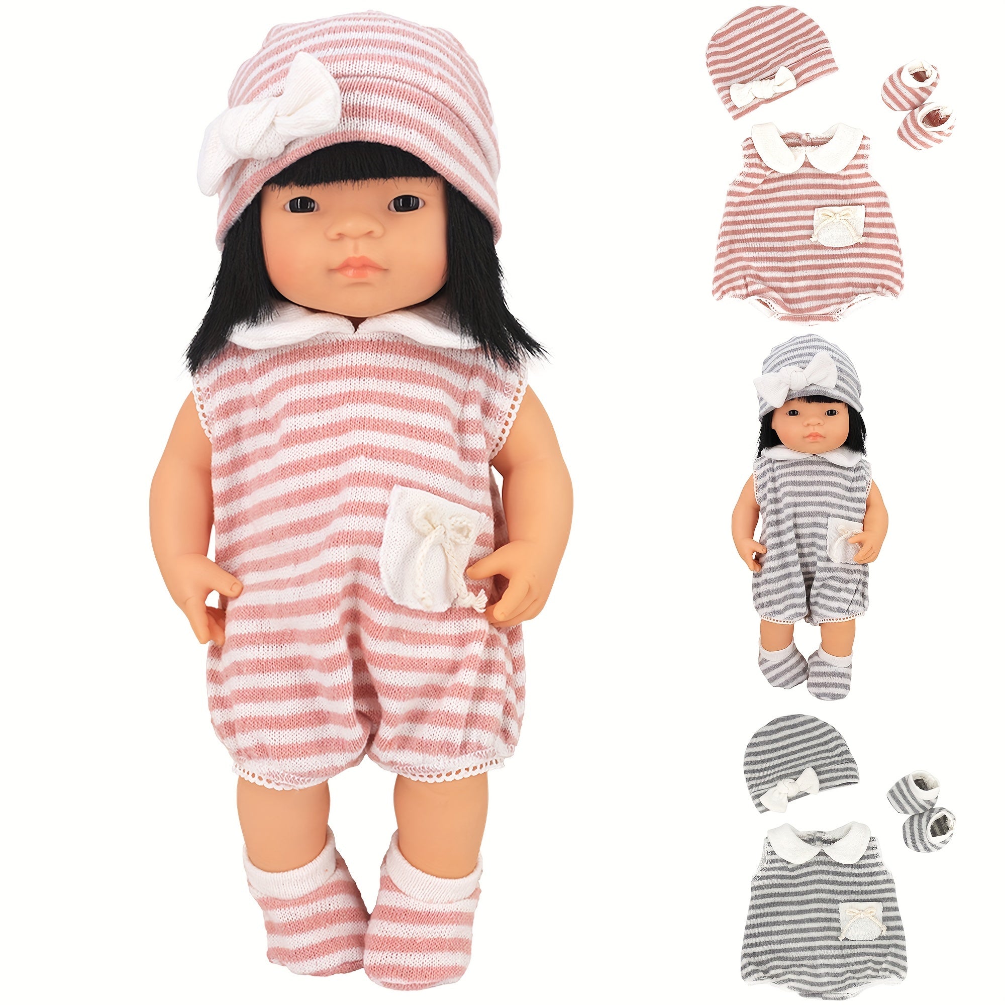 6 Sets Doll Clothes Gift for 14 18 Inch Infant Baby Dolls
