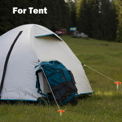 20pcs Heavy Duty Tent Stakes Metal Tent Pegs Ground Stakes For Outdoor Camping