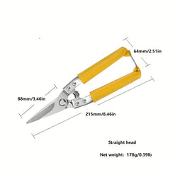 Straight Aviation Tin Snip Sheet Metal Cutter Scissors Heavy Duty Shear