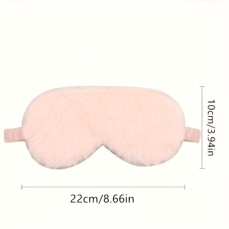 Comfortable Breathable Plush Eye Mask for Sleep & Nap