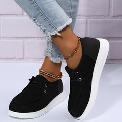 Women's Canvas Loafers Lightweight Casual Walking Shoes