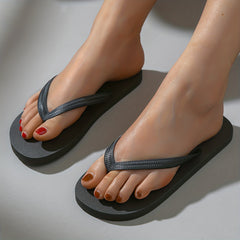 Women's Lightweight PVC Flip Flops Open Toe Slides
