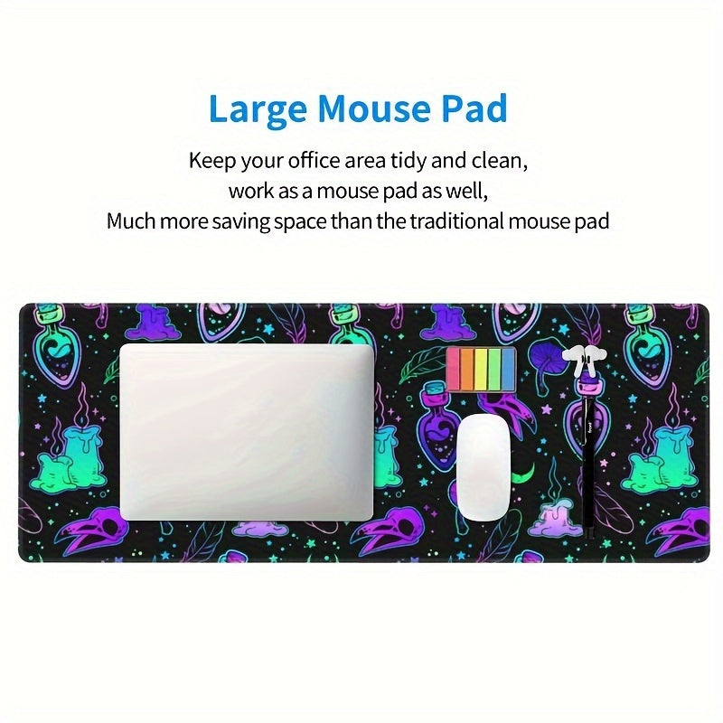 Dark Purple Gaming Mouse Pad XL Desk Mat Anime Extended Mouse Pads