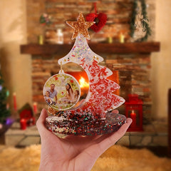Christmas Tree Display Silicone Mold DIY Heart Shape