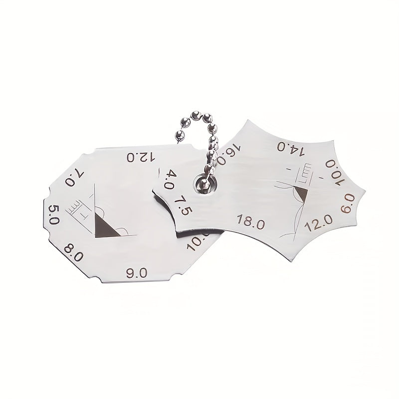 Stainless Steel Fillet Gage Right Angle Seam Pocket Gage