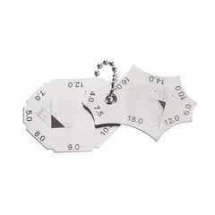 Stainless Steel Fillet Gage Right Angle Seam Pocket Gage