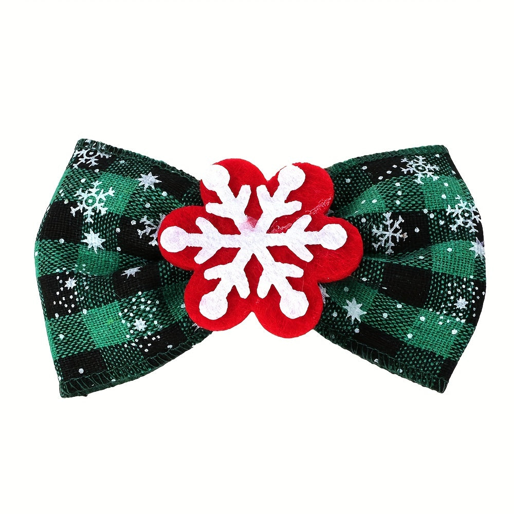 Christmas Bows Hair Clips Baby Girls Hair Bow Hairpins