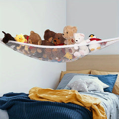 Stuffed Animal Toy Hammock Wall Corner Mesh Toy Net