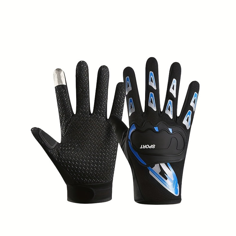 1pair Outdoor Non-slip Windproof Half-finger Gloves For Cycling Driving