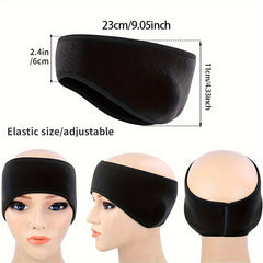 Winter Fitness Headband with Ear Protection Moisture Wicking
