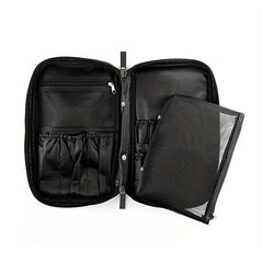 Makeup Brush Organizer Travel Cosmetic Bag with Handles